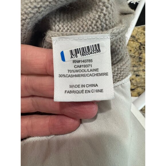 Brochu Walker Stein V Neck Layered Pullover Wool Cashmere Sweater Women M Luxury - Picture 8 of 10